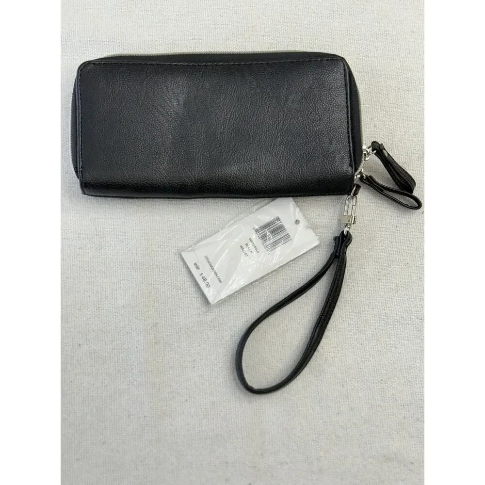 Women’s Black And Silver Steve Madden Wallet